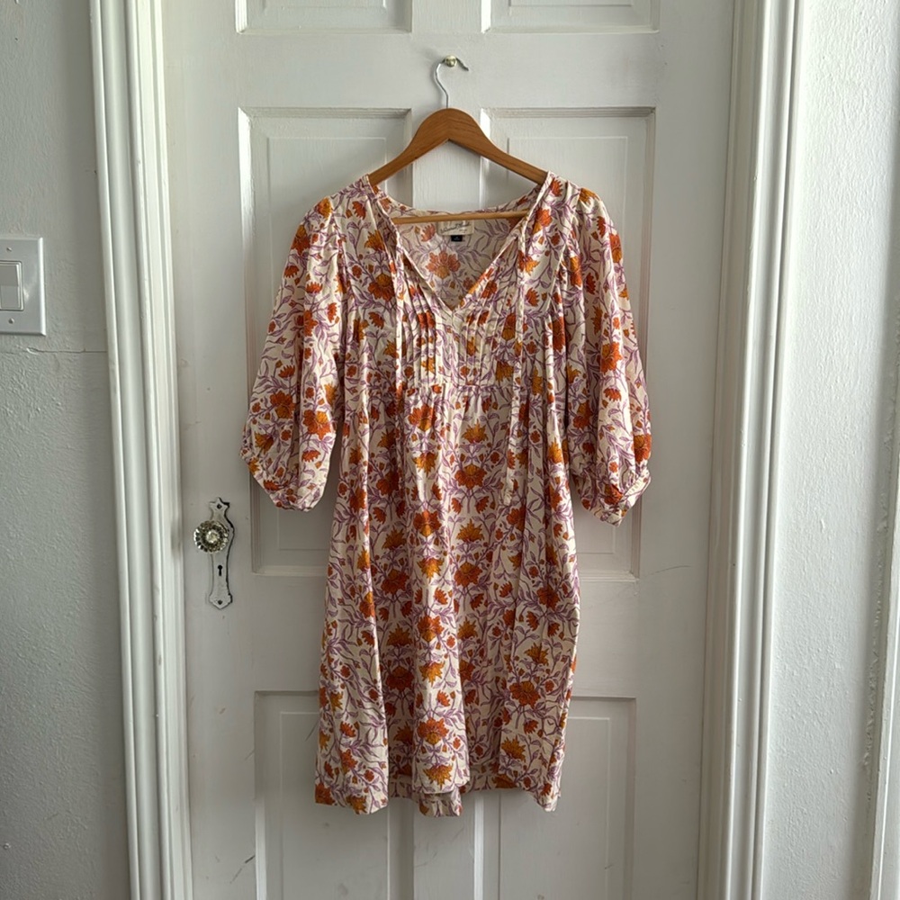 Universal Thread Bohemian Balloon Sleeve Dress- Medium